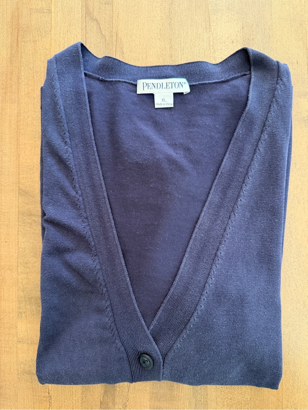 Pendleton Navy Blue Cardigan